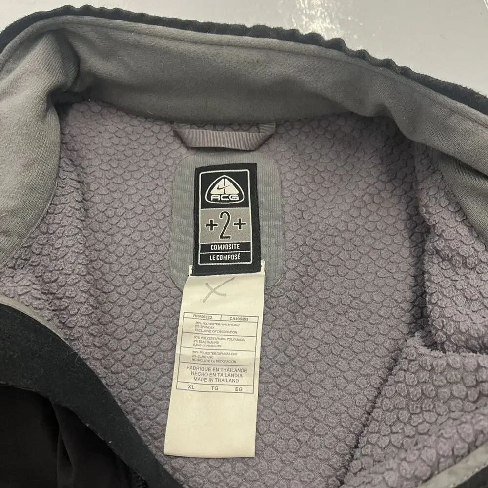 Vintage Y2k Nike ACG Black Shelled Composite Jacket
